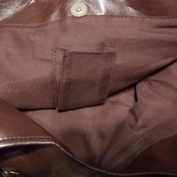 Brown Faux Leather Purse - Picture 7 of 10